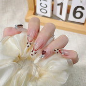 Leopard print press-on nail