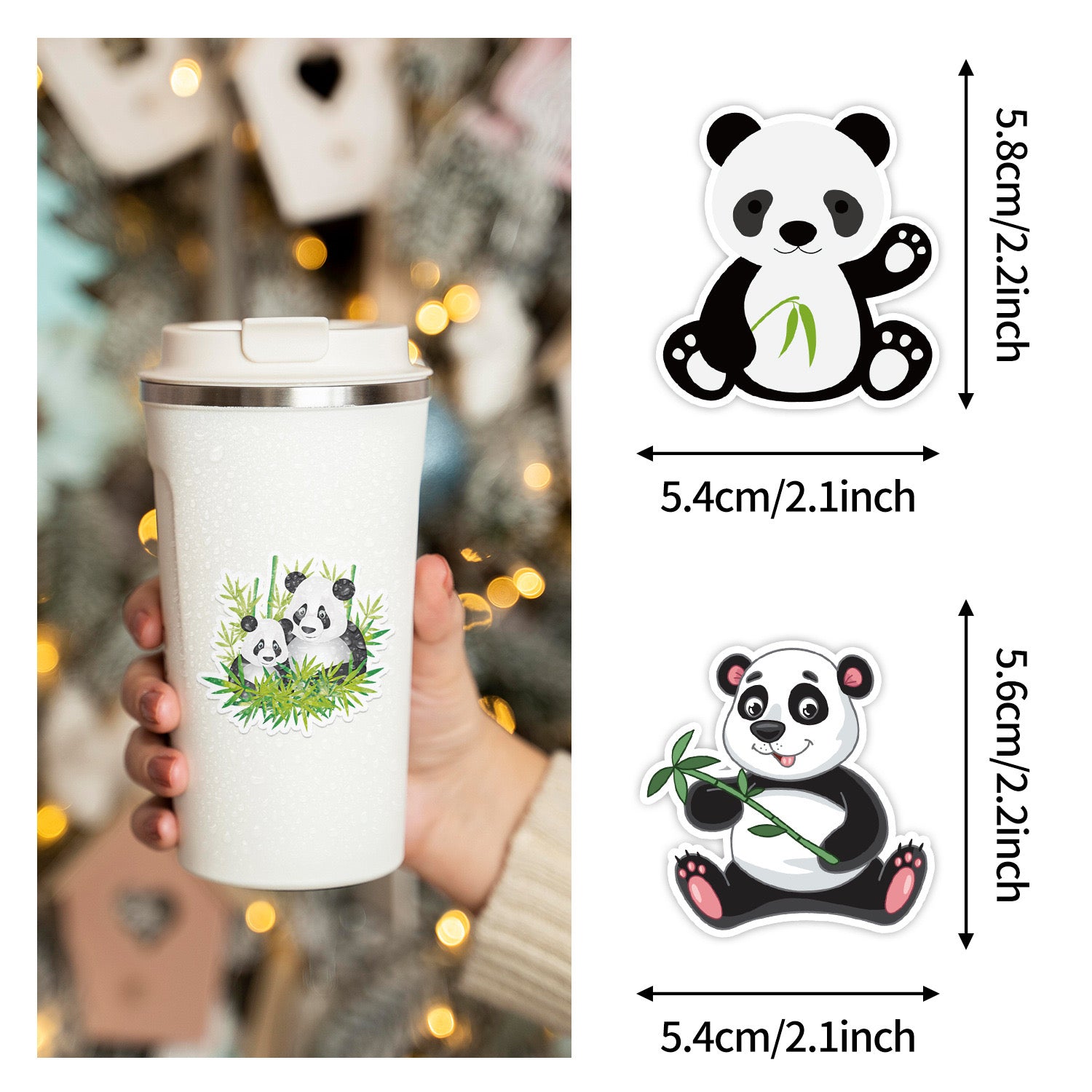 Cute Panda Stickers