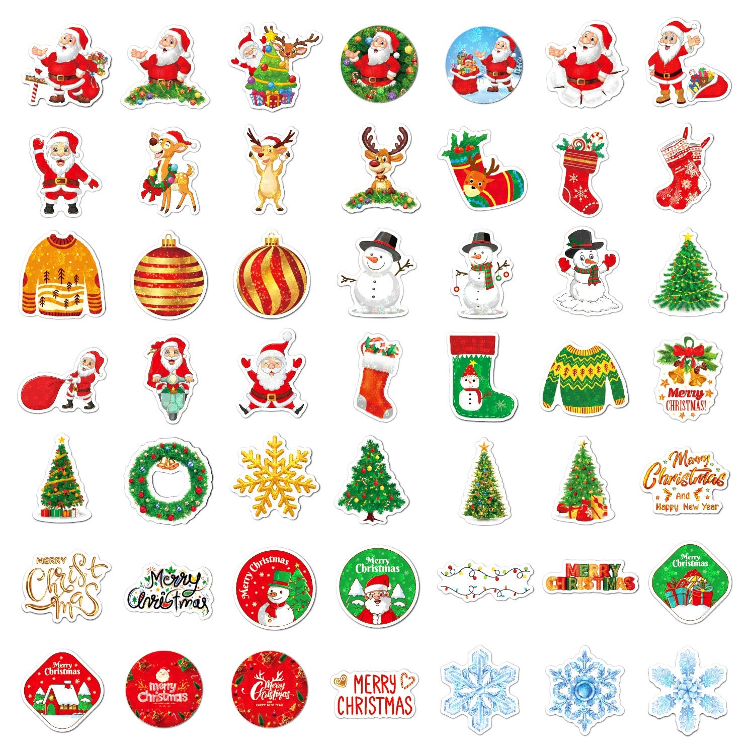 The versatile Santa Claus stickers