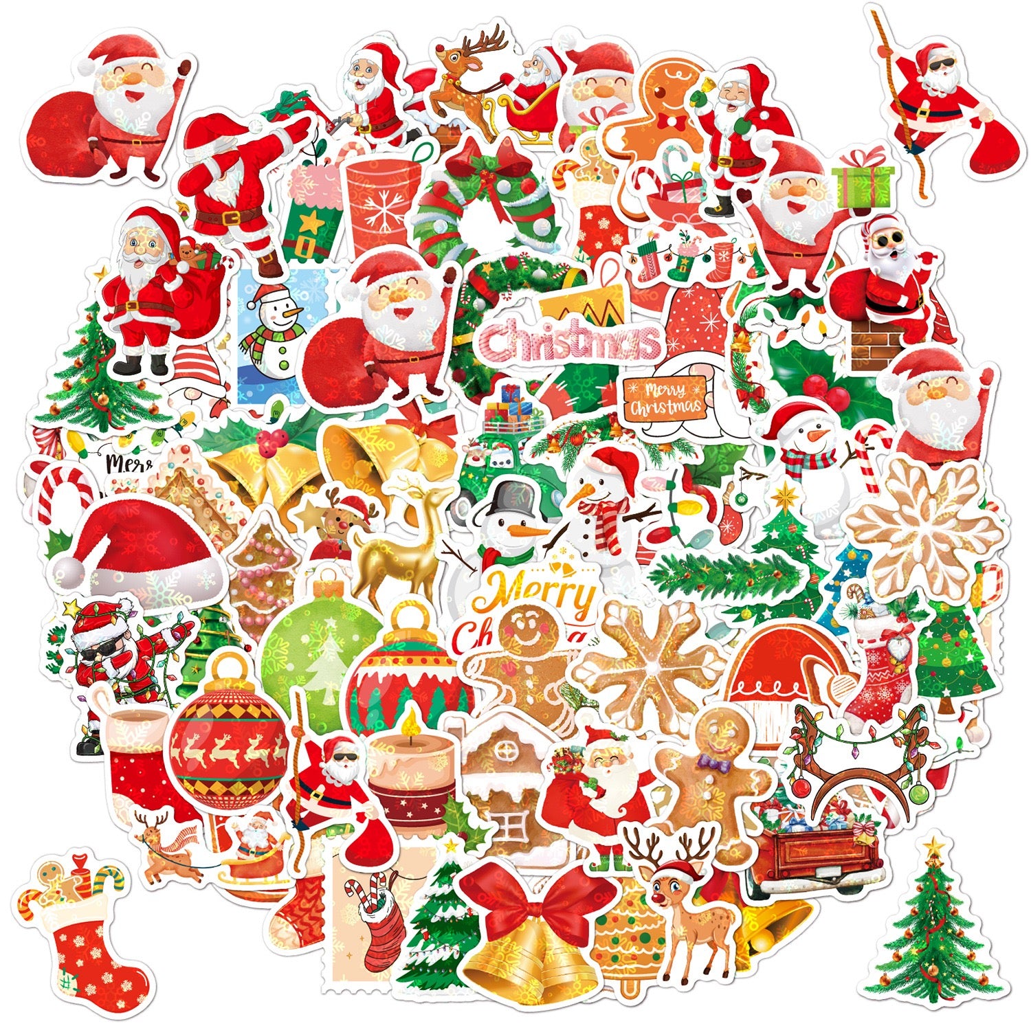 The versatile Santa Claus stickers