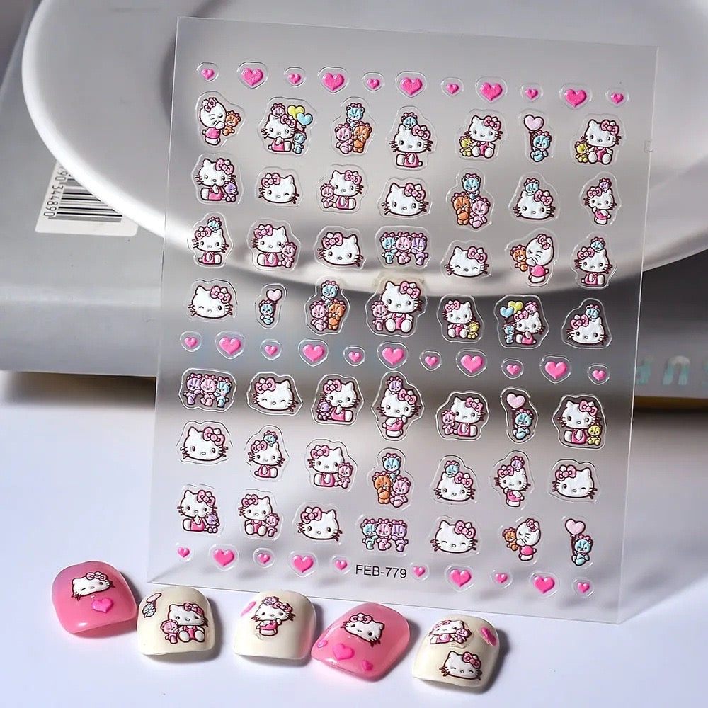 Exquisite Nail Art Anime DIY Stickers